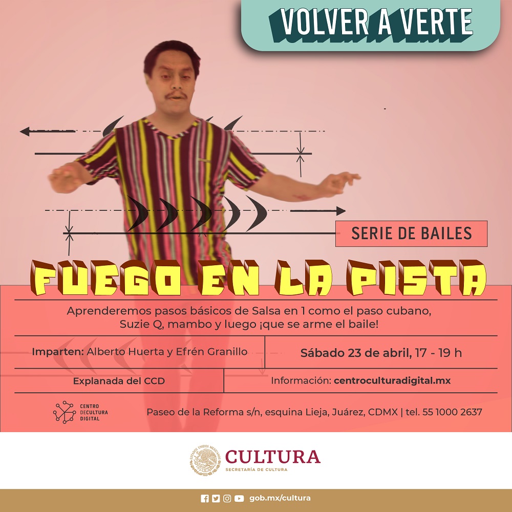 El Centro de Cultura Digital invita a las clases de “Fuego en la pista. Serie de bailes”
