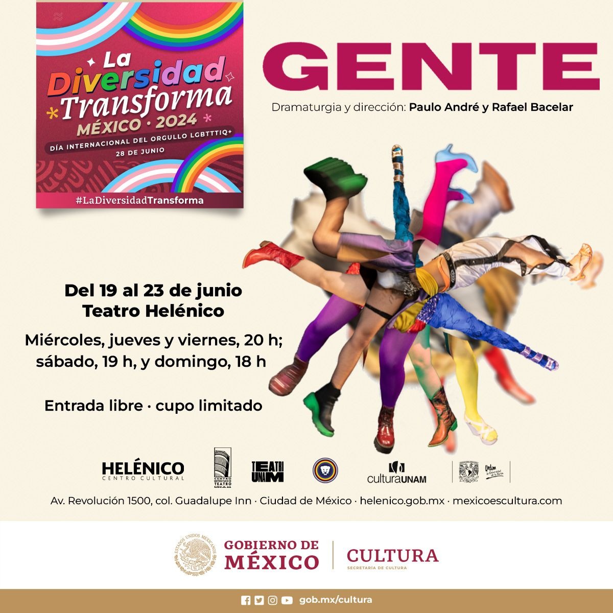 "Gente", un espectáculo internacional que reconoce la diversidad