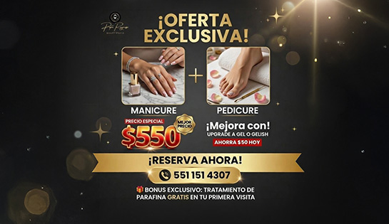 Pepe Reynoso, Beauty Studio - Precio especial de $550 en Manicure + Pedicure.