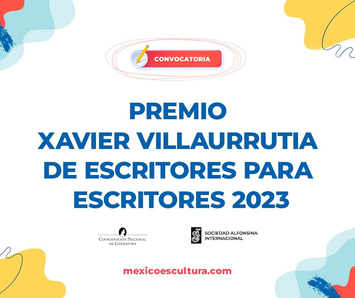 Abren la convocatoria para el Premio Xavier Villaurrutia de escritores para escritores 2023