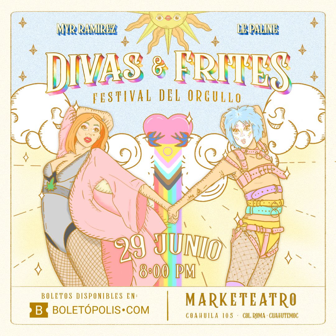 Celebra el Pride con el “Festival del orgullo” de Divas & Frites