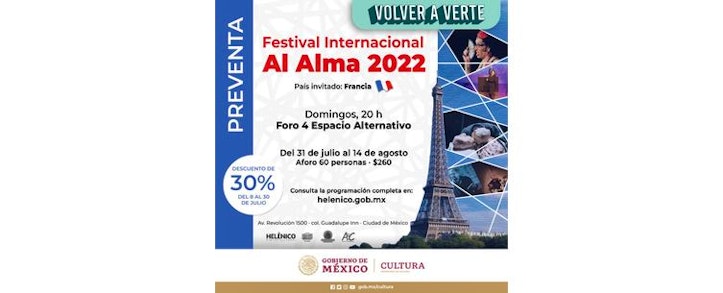 Llega al Helénico el Festival Internacional al Alma 2022