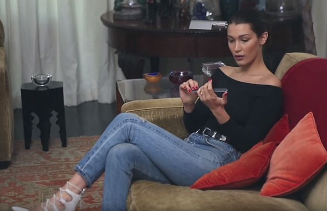 Puntas heladas, la nueva tendencia en el cabello que impone Bella Hadid