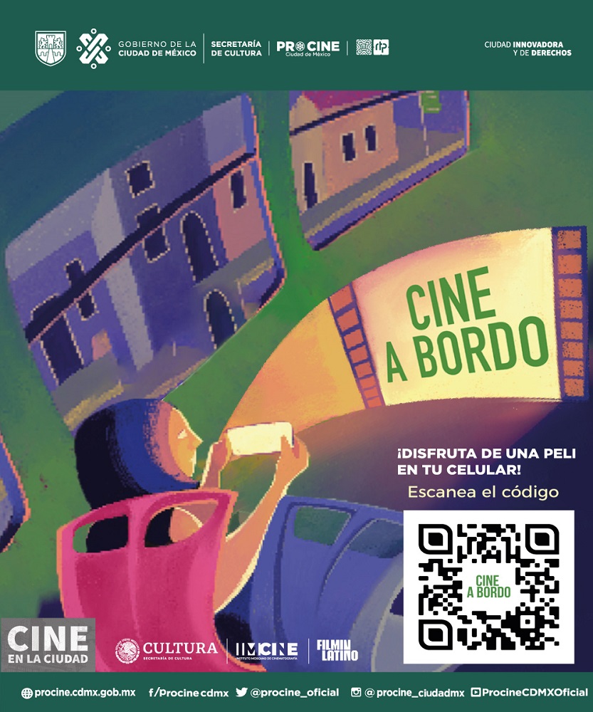 ProcineCDMX, RTP e Imcine lanzan la campaña “Cine a bordo”