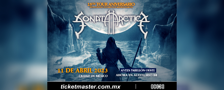 Sonata Arctica confirma su regreso a México en su 25 Aniversario!