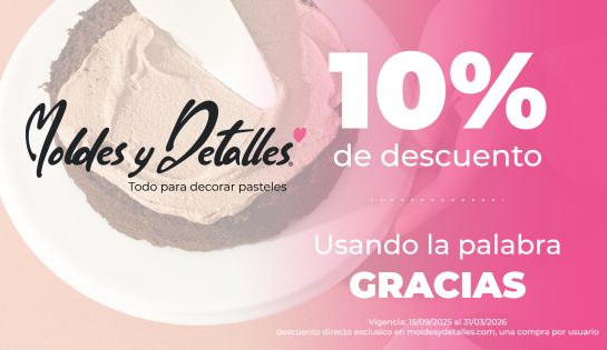 MOLDES Y DETALLES - 10% de descuento en productos de línea Bake Darling