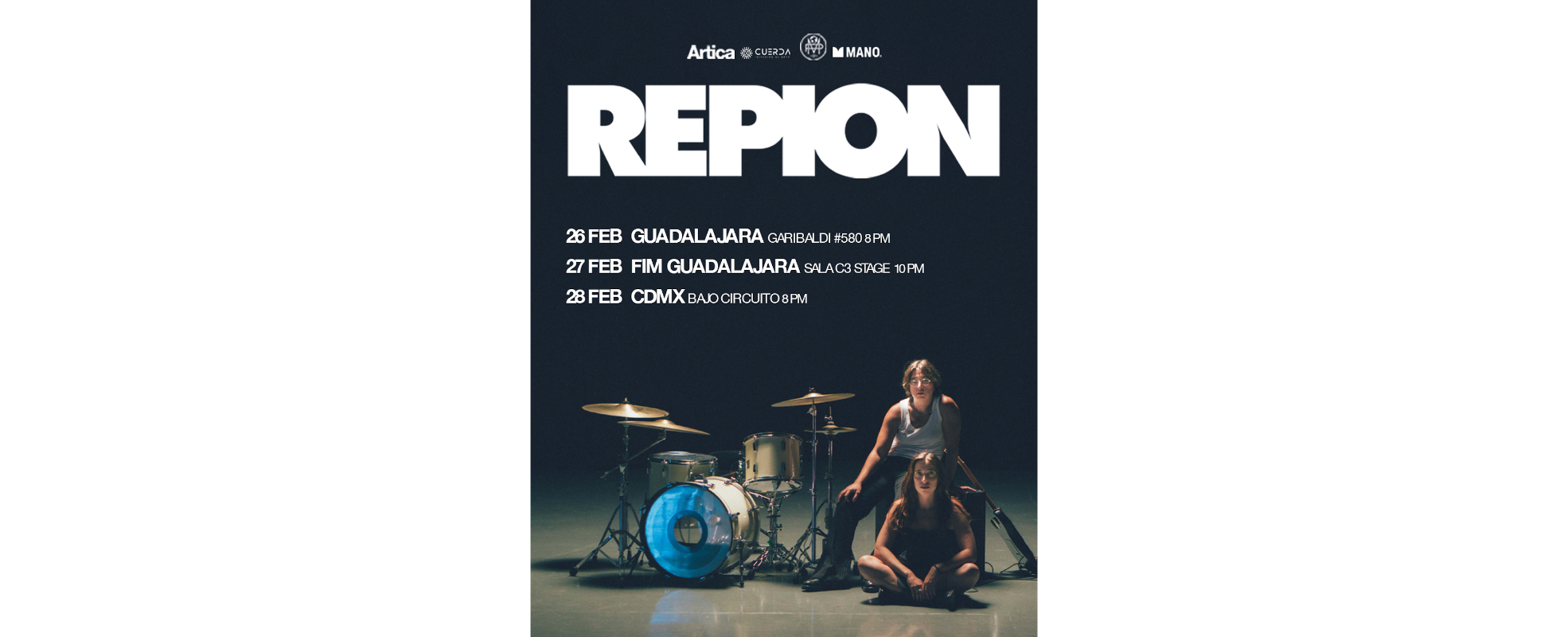 Repion vuelve al escenario con “201”