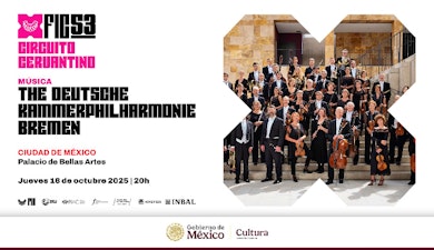 El Circuito Cervantino presenta The Deutsche Kammerphilharmonie Bremen en el Palacio de Bellas Artes