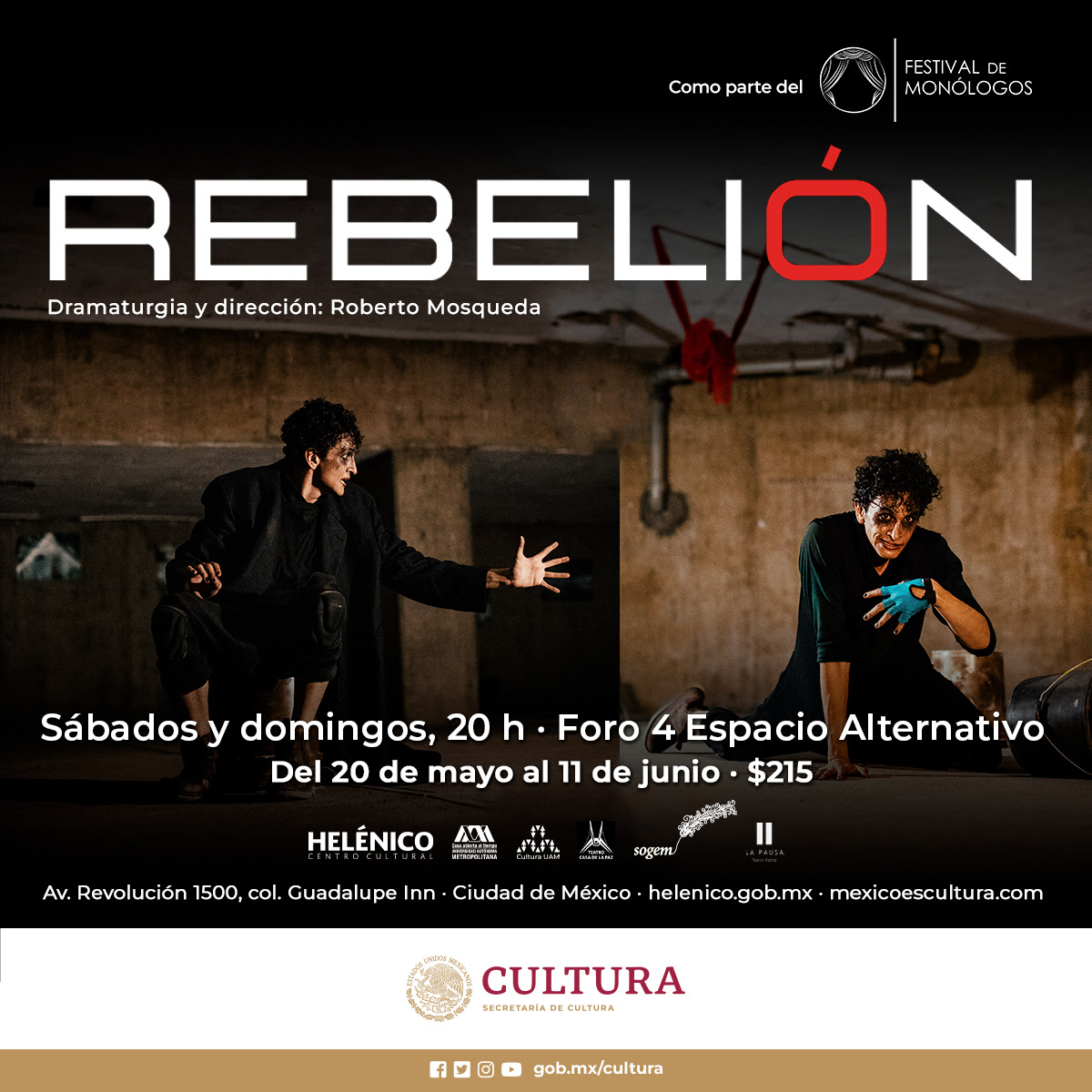 "Rebelión" inaugura el Festival de Monólogos en el Helénico