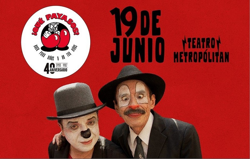 Qué Payasos festejarán 40 años de rock para niños y no tan niños