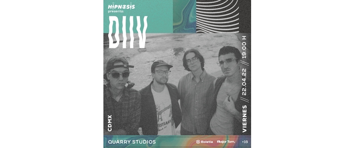 Hipnosis presenta: DIIV en CDMX y GDL