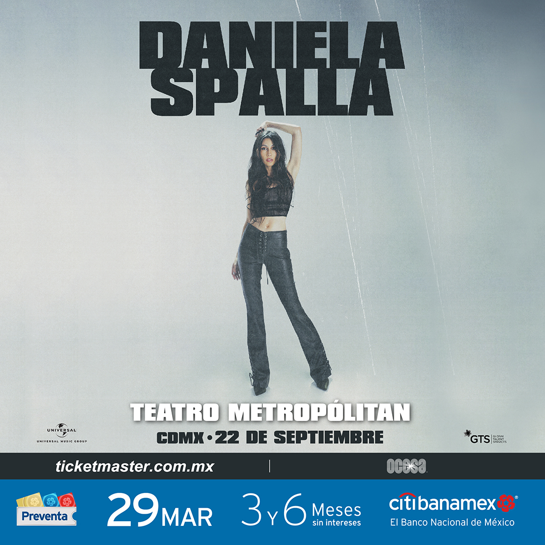 Daniela Spalla anuncia una fecha en el Teatro Metropólitan