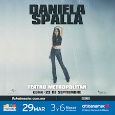 Daniela Spalla anuncia una fecha en el Teatro Metropólitan