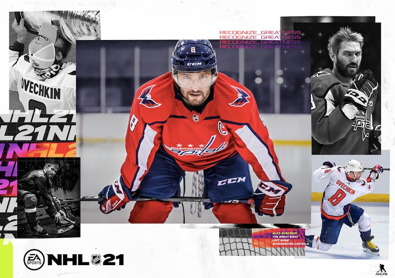 Alex Ovechkin, atleta de la portada de "EA Sports NHL 21"