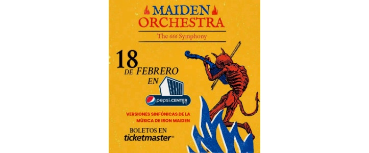 Maiden Orchestra "The 666 Symphony" por primera vez en México