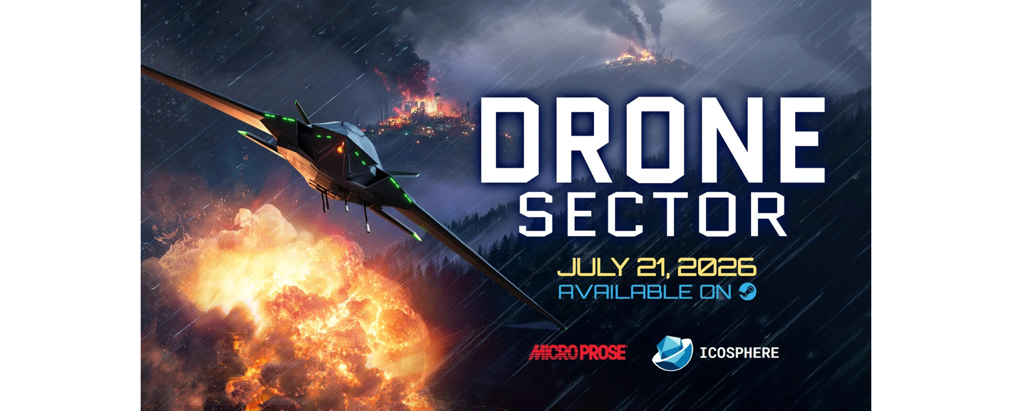 El juego de comando táctico "Drone Sector" llegará a Steam el 21 de julio