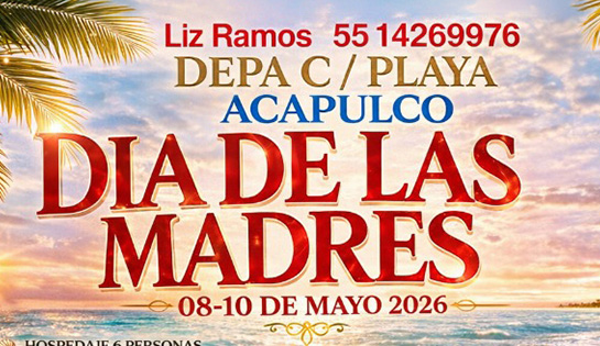 Agencia de Viajes, VIVE AL VIAJAR - Precio Exclusivo para Día de las Madres en Acapulco