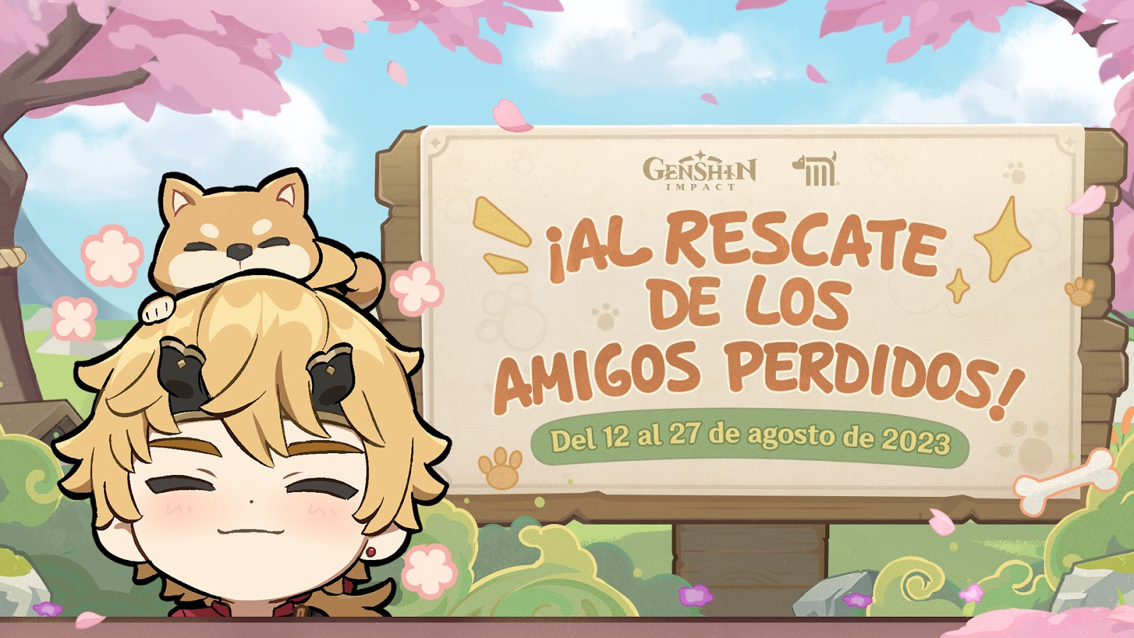 "Genshin Impact" se une al Metro de Ciudad de México para apoyar a los perros rescatados