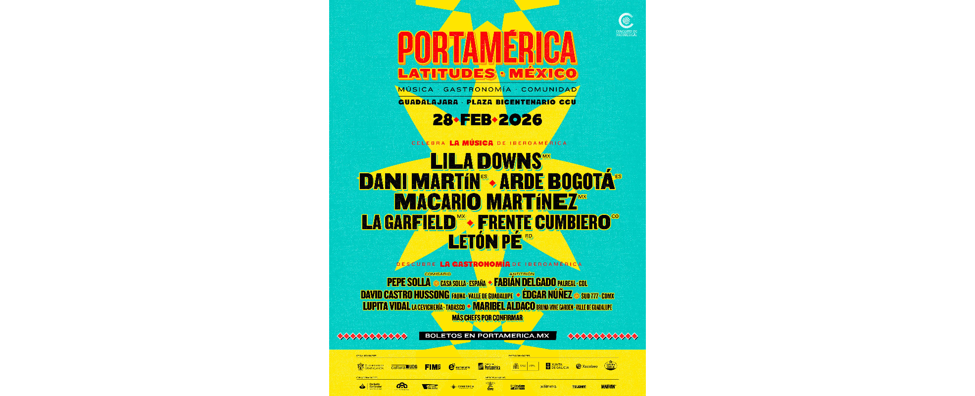 PortAmérica Latitudes anuncia cartel 2026 y consolida su experiencia única de música y gastronomía en México