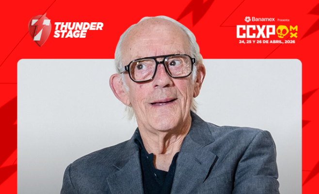 Christopher Lloyd viaja en el tiempo hasta CCXPMX26