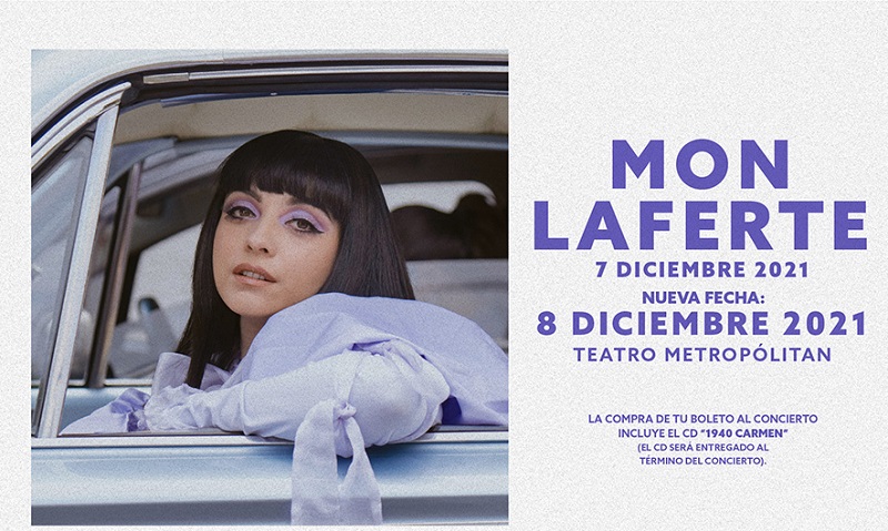 Mon Laferte anuncian una nueva fecha en la CDMX