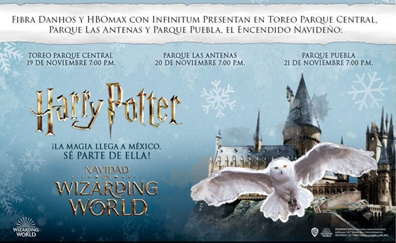La Navidad en Wizarding World llega a México