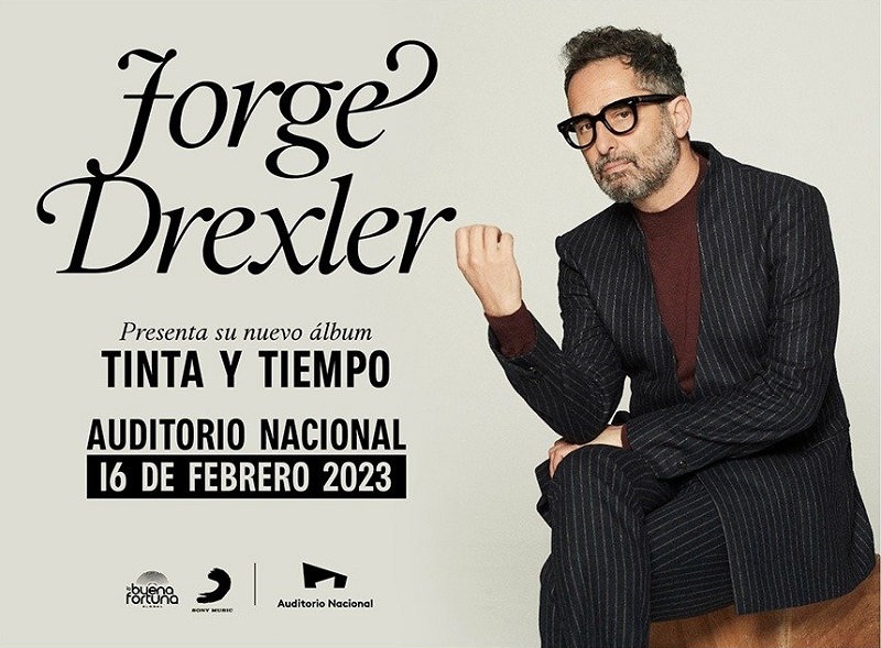 Jorge Drexler presenta "Tinta y Tiempo" en el Auditorio Nacional