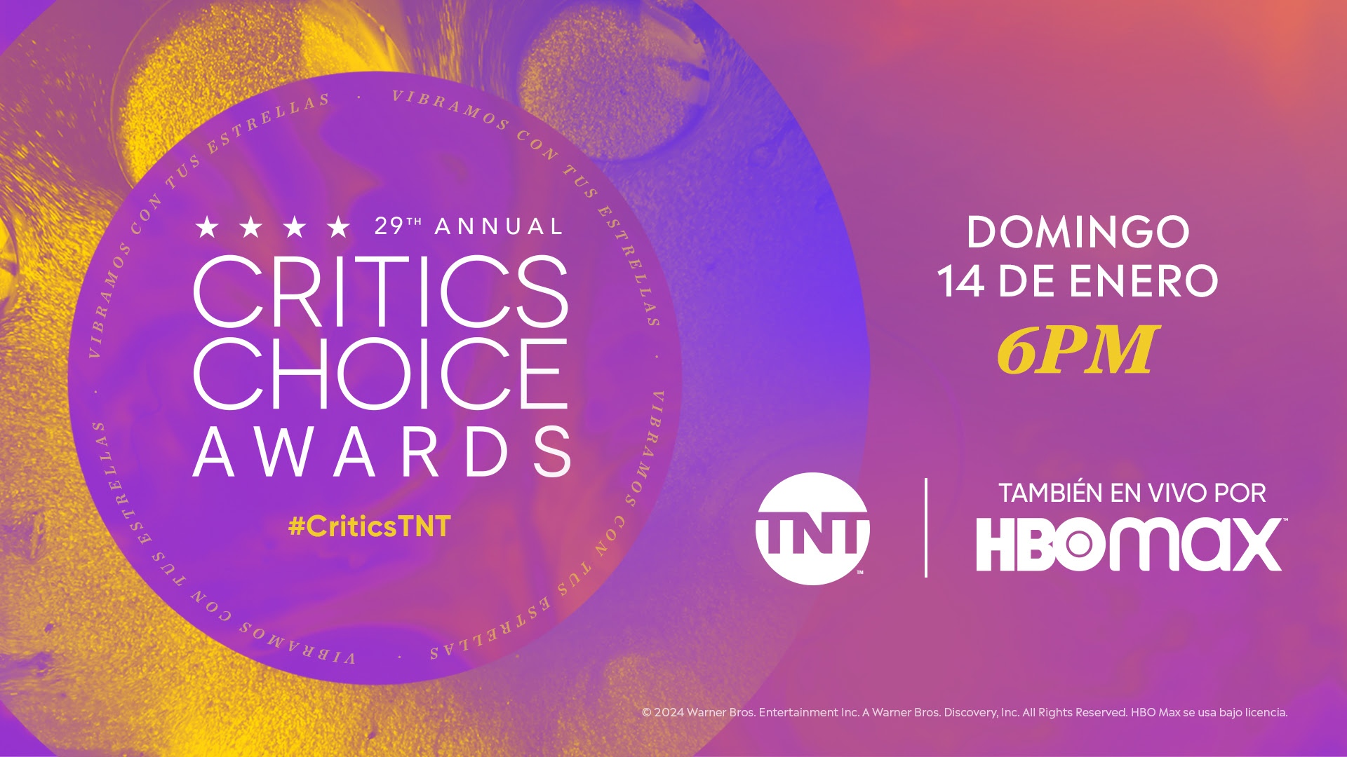 Conozcan a los nominados de la 29ª entrega anual de los Critics Choice Awards