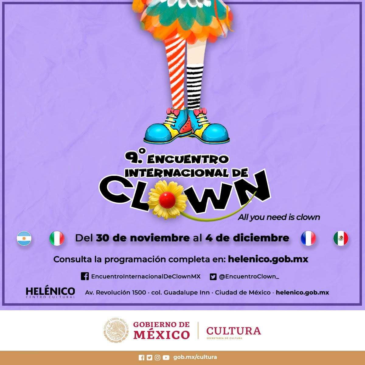 Regresa el 9.º Encuentro Internacional de Clown