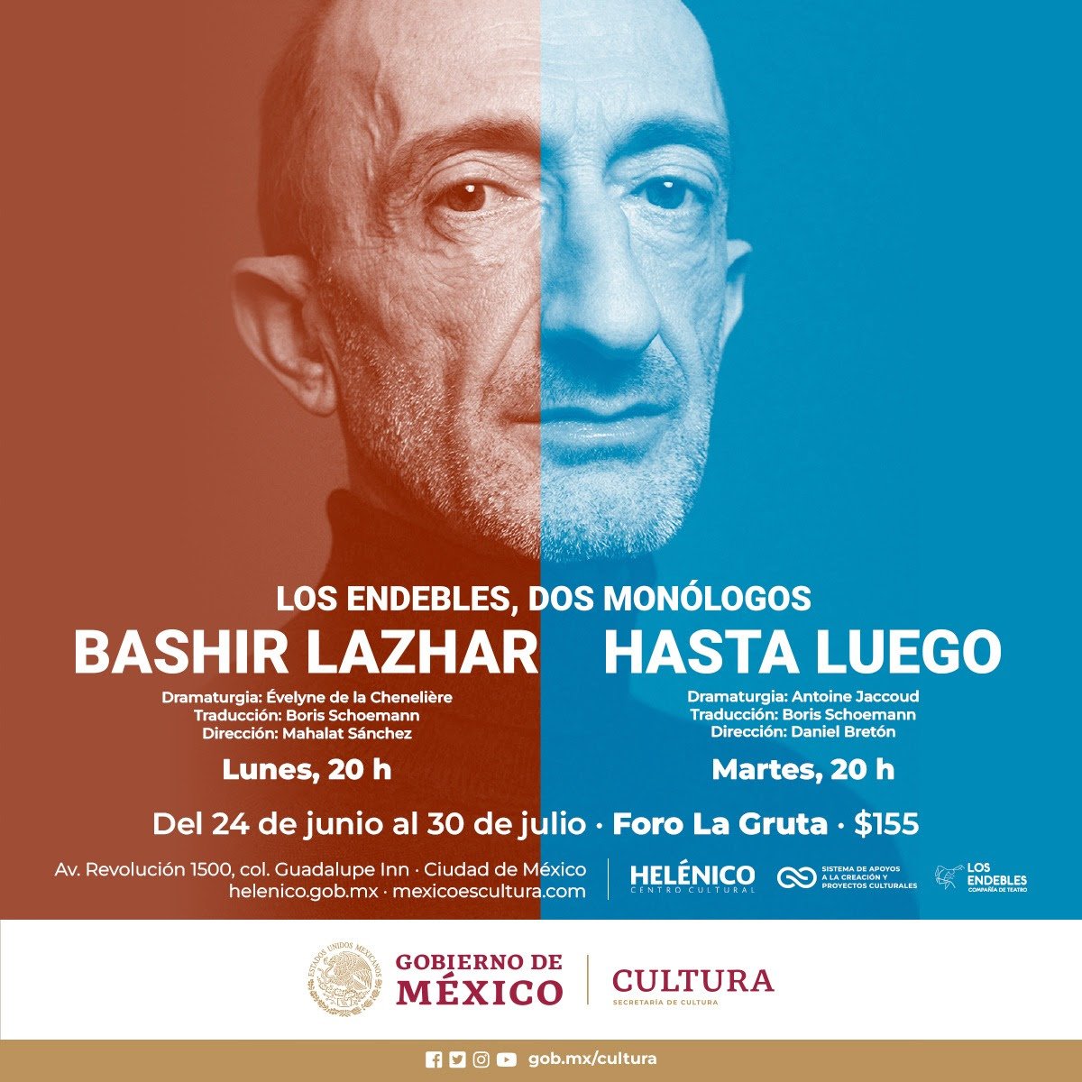 "Bashir Lazhar" y "Hasta luego", dos monólogos, uno acerca del poder pedagógico y otro sobre la paternidad y el futuro