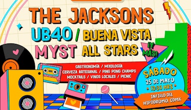 Remind GNP está de regreso con The Jacksons, UB40, MYST, Buena Vista All Stars y más artistas por anunciar