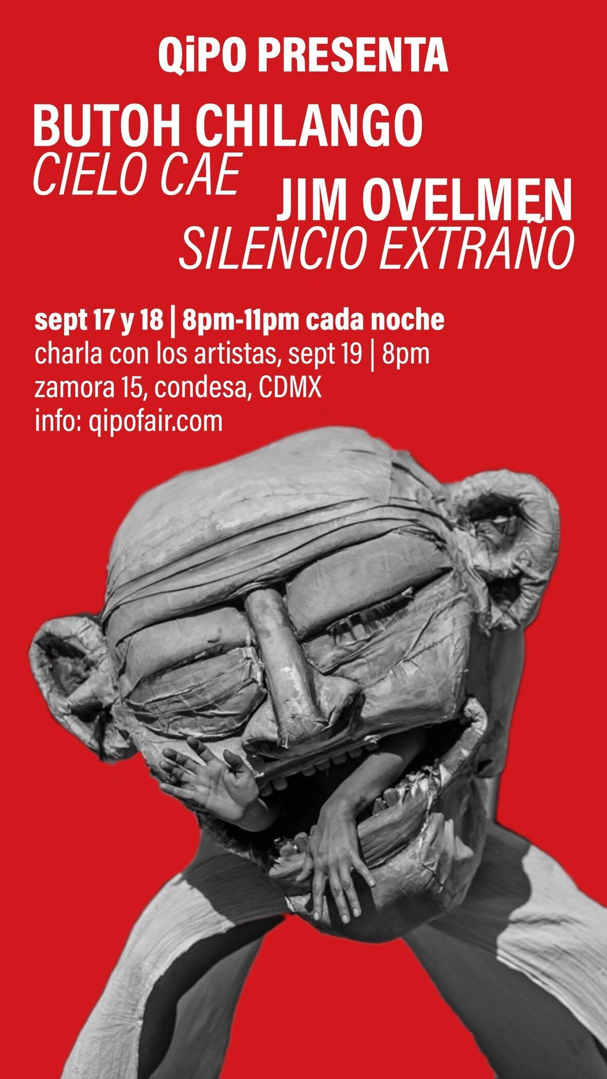 Qipo presenta a Jim Ovelmen & Butoh Chilango