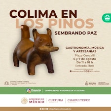 El arte, la comida y la música de Colima llenarán este fin de semana el Complejo Cultural Los Pinos