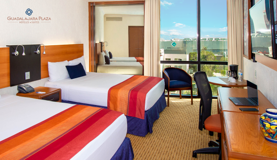 HOTEL GUADALAJARA PLAZA EXPO  - Tarifa Exclusiva en habitación sencilla y doble.