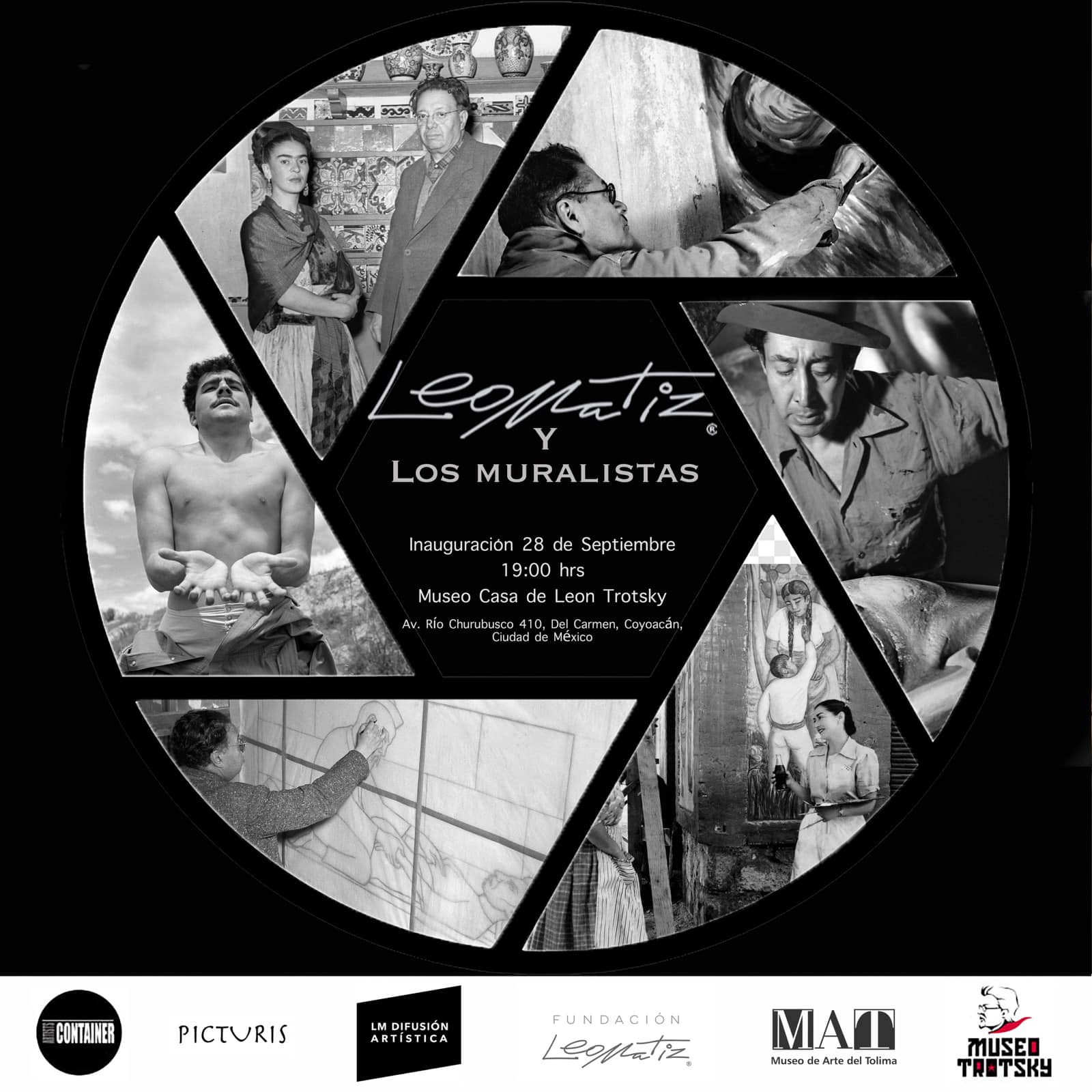 Inauguran la muestra "Leo Matiz y los Muralistas"