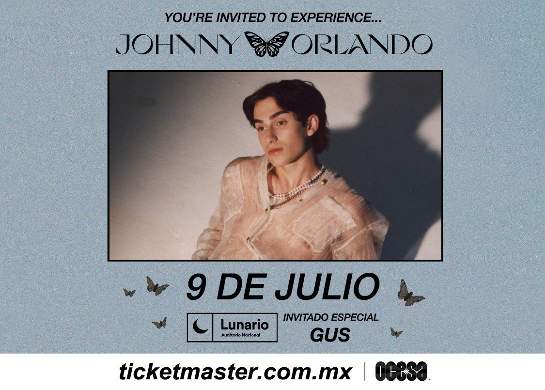 Johnny Orlando estará en la CDMX