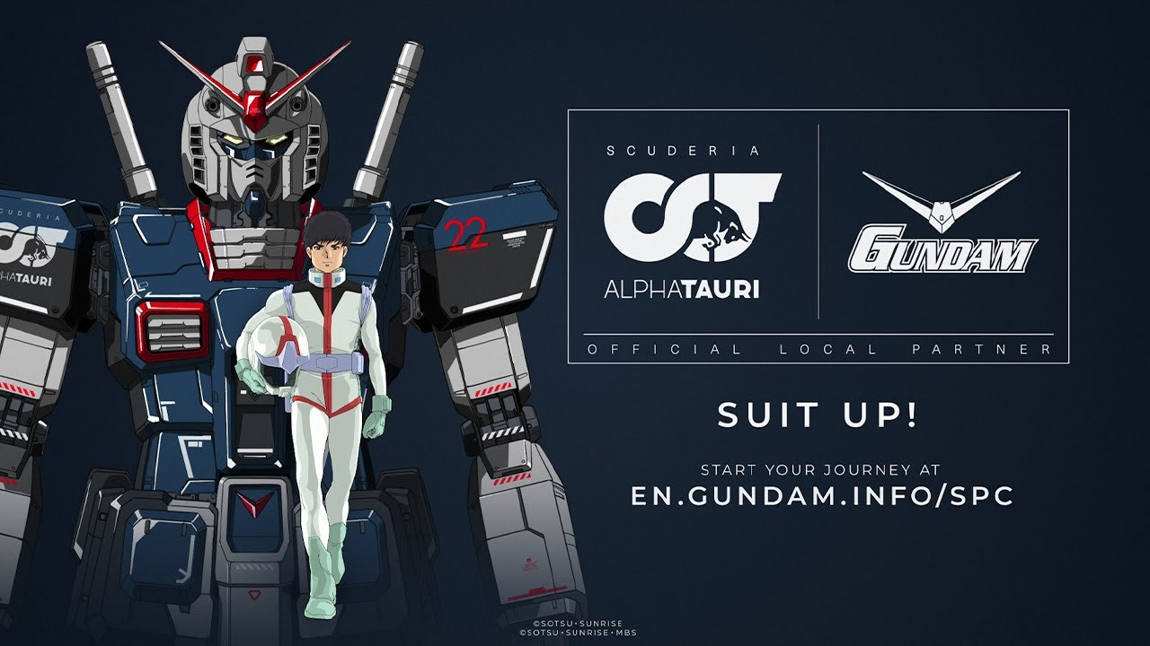 Gundam participa en el Gran Premio de Las Vegas en colaboración con Scuderia AlphaTauri