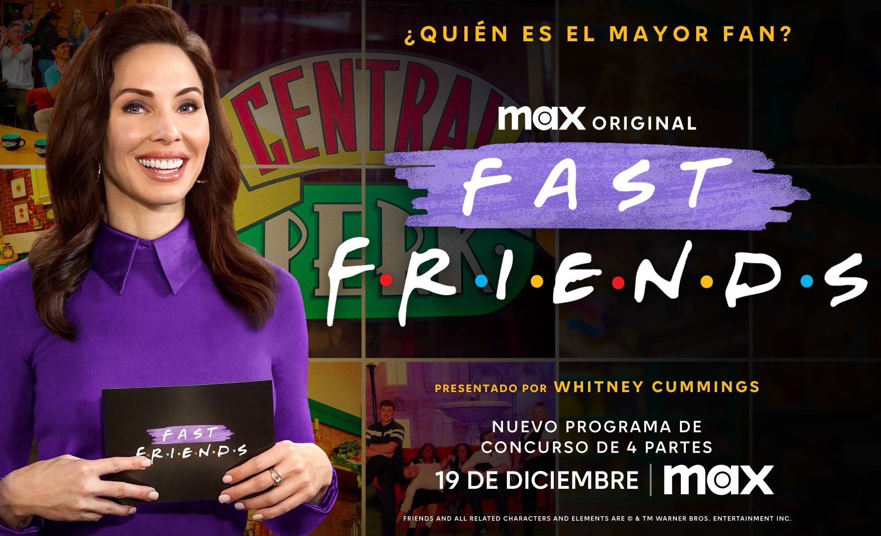 El programa de competencia "Fast Friends" llega a Max este 19 de diciembre