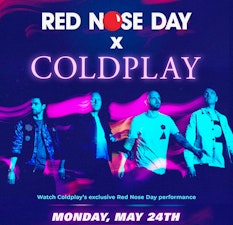 Coldplay se suma al Red Nose Day 2021  