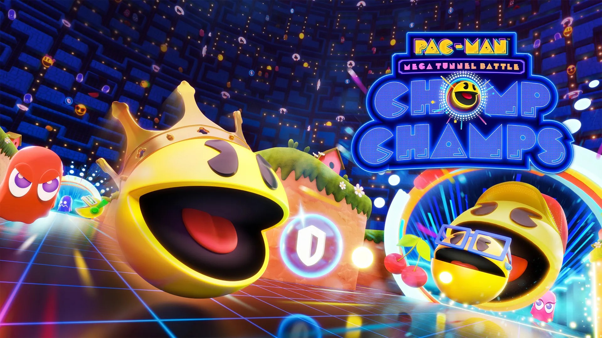 "PAC-MAN Mega Tunnel Battle: Chomp Champs" persigue y devora a la competencia