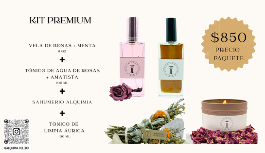 ALQUIMIA TOLEDO - Kit Premium, Precio Exclusivo de $830.00 MXN