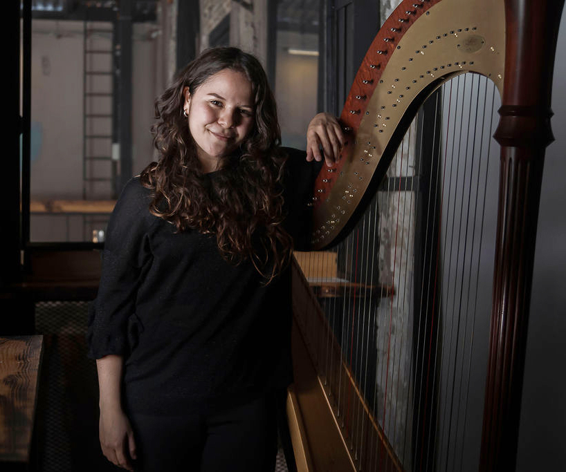 La arpista Amalinalli Pichardo evocará en un recital en línea el sonido de compositoras de los siglos XIX y XX