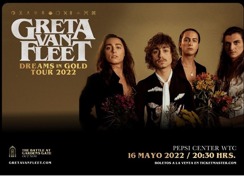 Greta Van Fleet anuncia su Dreams In Gold Tour 2022