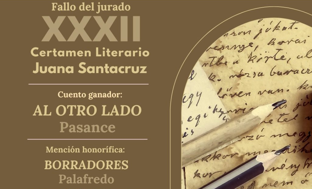 El Certamen Literario Juana Santacruz anuncia el cuento ganador de su XXXII edición