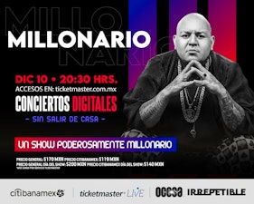 El rap de Millonario se vivirá en un concierto IRREPETIBLE