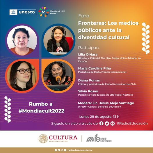 Rumbo a Mondiacult 2022 se realiza el Foro Fronteras