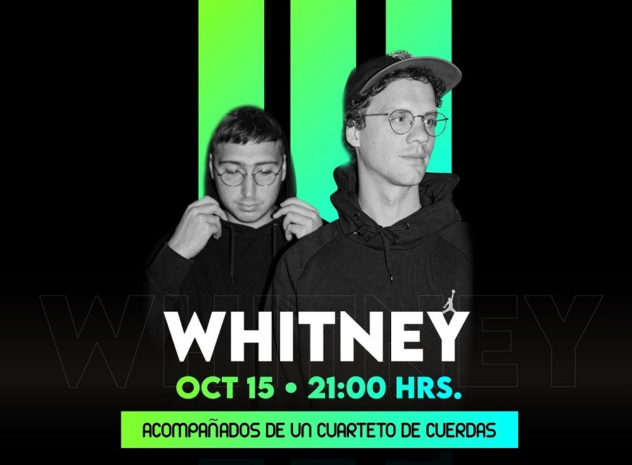 Whitney ofrecerá concierto digital dentro del concepto IRREPETIBLE