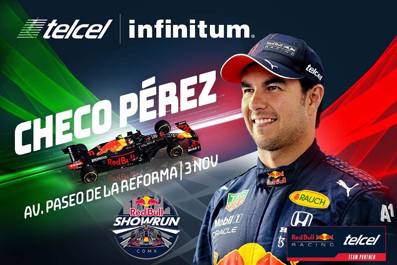 Checo Pérez participará en el showrun en las calles de la CDMX