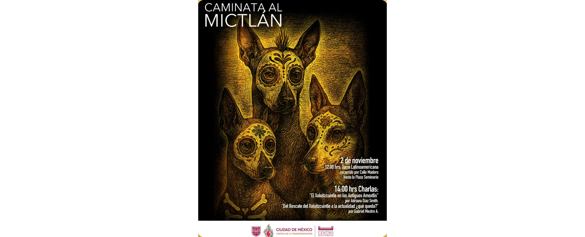 Celebra nuestras tradiciones con “Caminata al Mictlán”