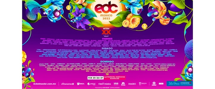 EDC México anuncia el lineup de su octava edición